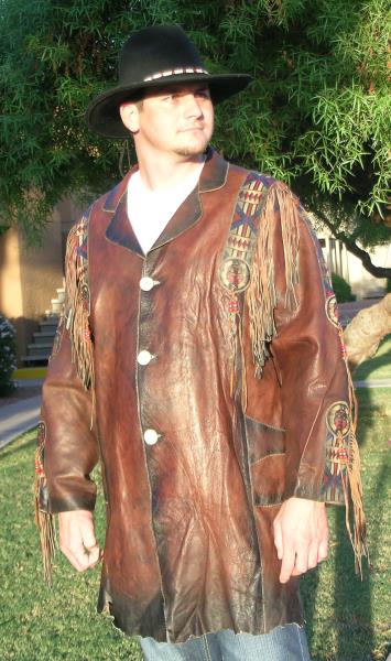 (image for) Cherokee Rough Cut Leather Coat